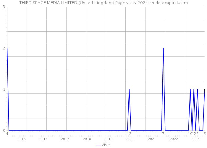THIRD SPACE MEDIA LIMITED (United Kingdom) Page visits 2024 