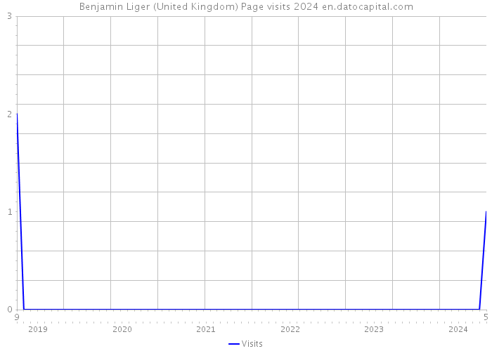 Benjamin Liger (United Kingdom) Page visits 2024 