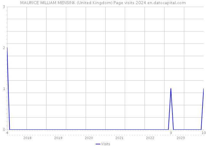MAURICE WILLIAM MENSINK (United Kingdom) Page visits 2024 