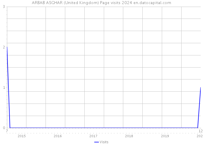 ARBAB ASGHAR (United Kingdom) Page visits 2024 
