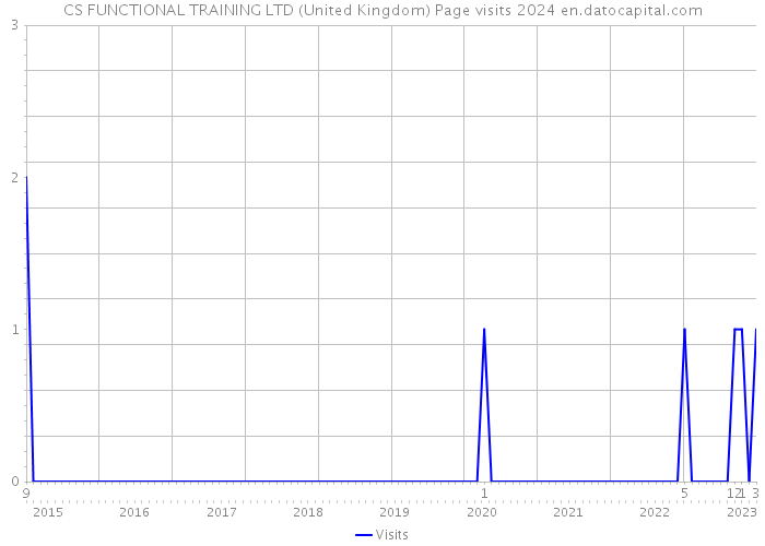 CS FUNCTIONAL TRAINING LTD (United Kingdom) Page visits 2024 
