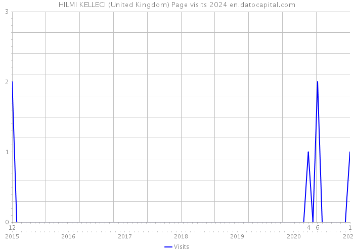 HILMI KELLECI (United Kingdom) Page visits 2024 