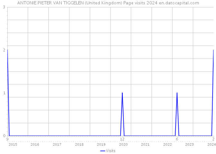 ANTONIE PIETER VAN TIGGELEN (United Kingdom) Page visits 2024 