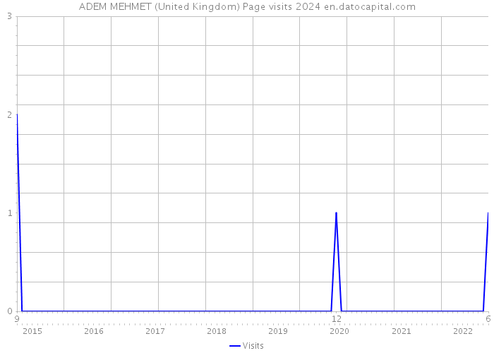 ADEM MEHMET (United Kingdom) Page visits 2024 