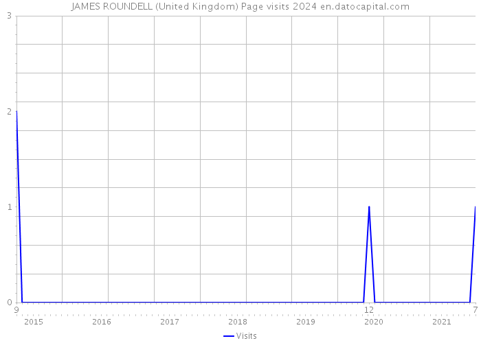 JAMES ROUNDELL (United Kingdom) Page visits 2024 