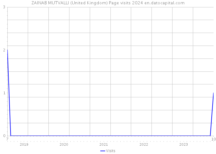 ZAINAB MUTVALLI (United Kingdom) Page visits 2024 