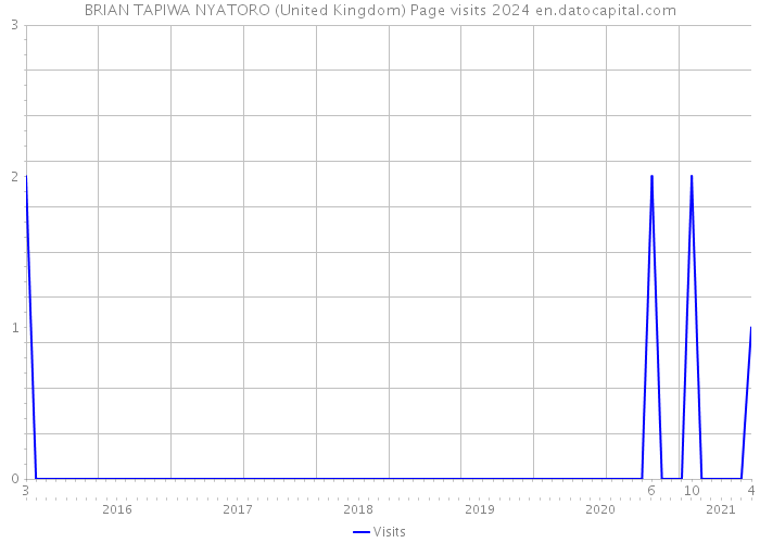 BRIAN TAPIWA NYATORO (United Kingdom) Page visits 2024 