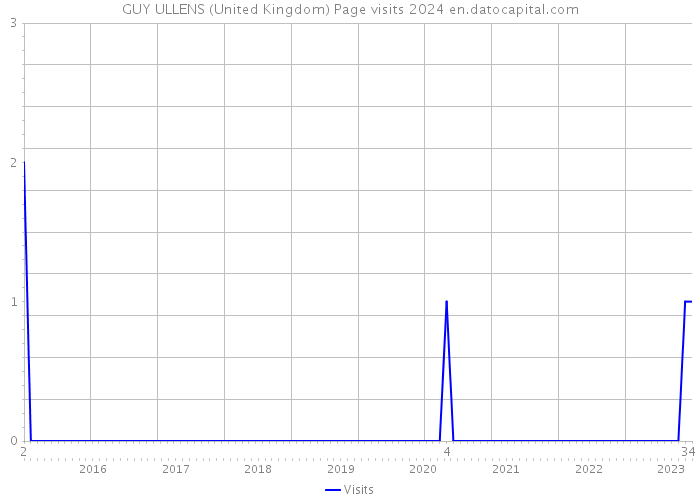 GUY ULLENS (United Kingdom) Page visits 2024 
