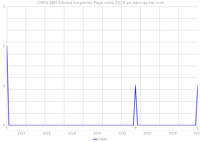 CHRIS SEH (United Kingdom) Page visits 2024 