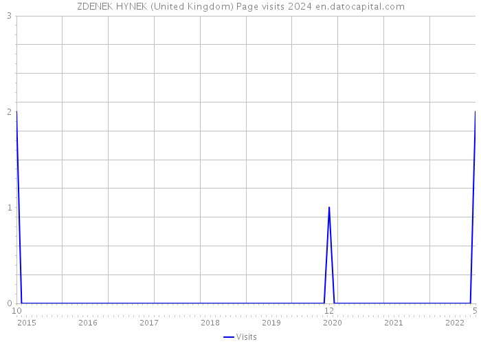 ZDENEK HYNEK (United Kingdom) Page visits 2024 