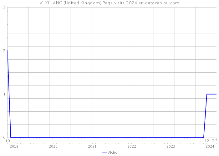 XI XI JIANG (United Kingdom) Page visits 2024 