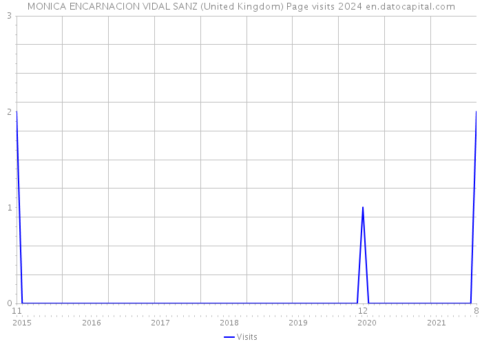 MONICA ENCARNACION VIDAL SANZ (United Kingdom) Page visits 2024 