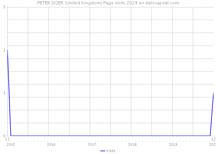 PETER DIZER (United Kingdom) Page visits 2024 