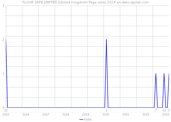 FLOOR SAFE LIMITED (United Kingdom) Page visits 2024 