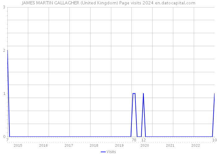 JAMES MARTIN GALLAGHER (United Kingdom) Page visits 2024 