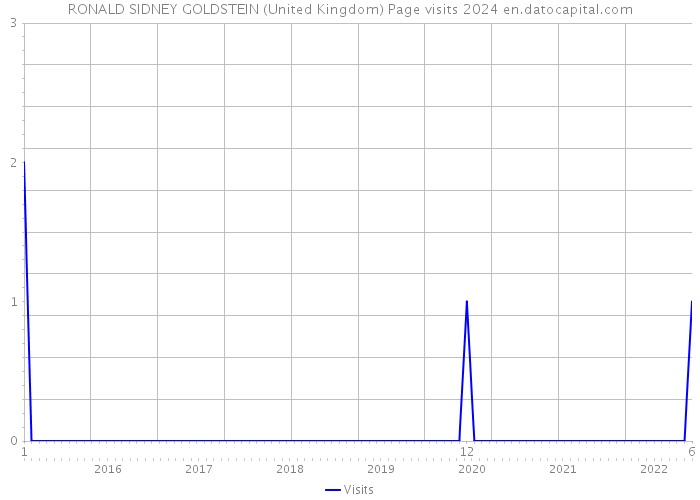 RONALD SIDNEY GOLDSTEIN (United Kingdom) Page visits 2024 