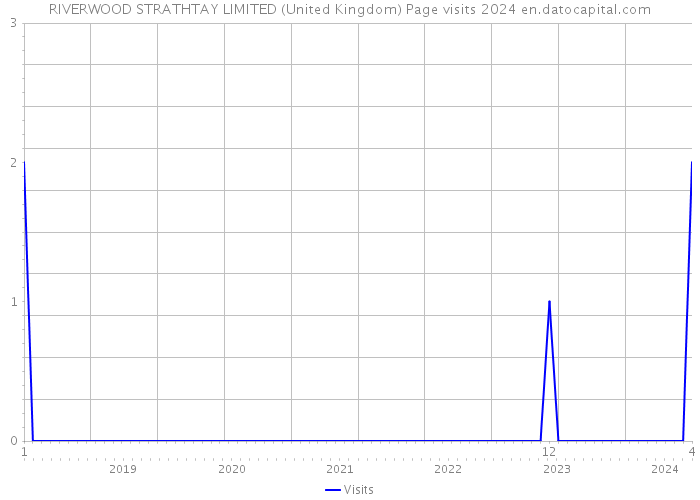 RIVERWOOD STRATHTAY LIMITED (United Kingdom) Page visits 2024 