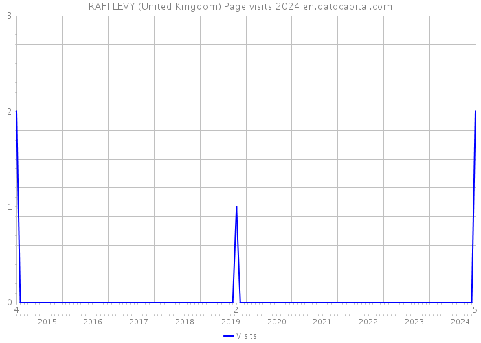 RAFI LEVY (United Kingdom) Page visits 2024 
