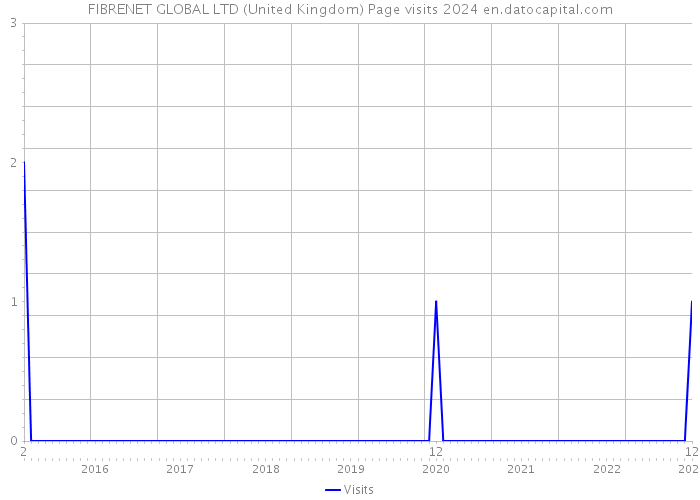 FIBRENET GLOBAL LTD (United Kingdom) Page visits 2024 