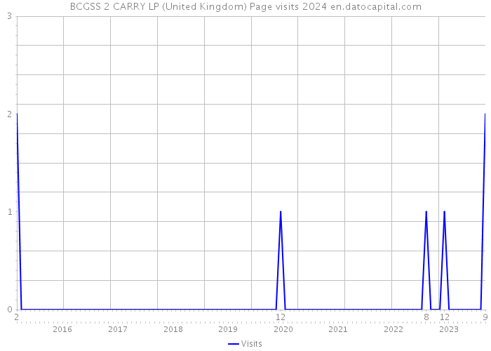 BCGSS 2 CARRY LP (United Kingdom) Page visits 2024 