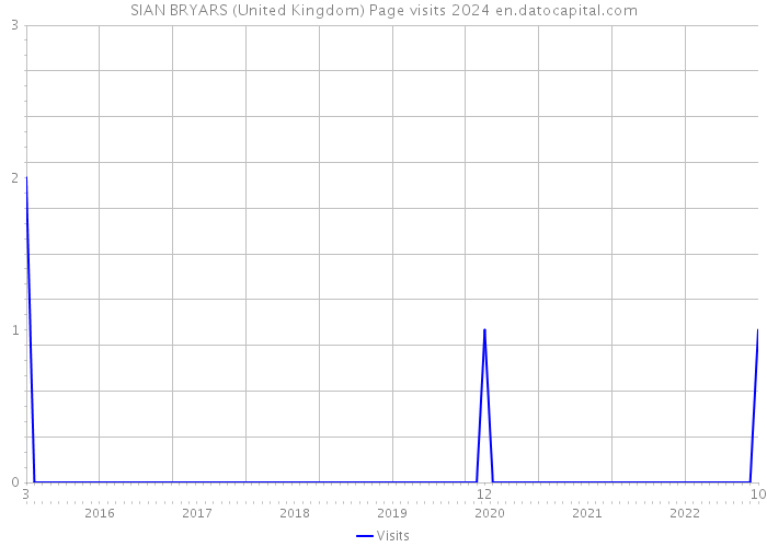SIAN BRYARS (United Kingdom) Page visits 2024 