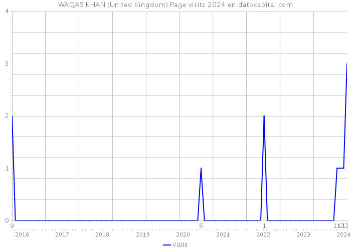 WAQAS KHAN (United Kingdom) Page visits 2024 
