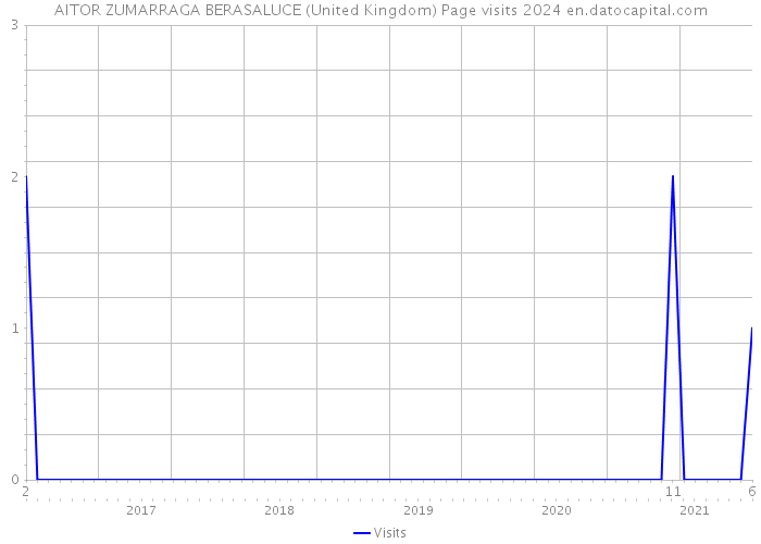 AITOR ZUMARRAGA BERASALUCE (United Kingdom) Page visits 2024 