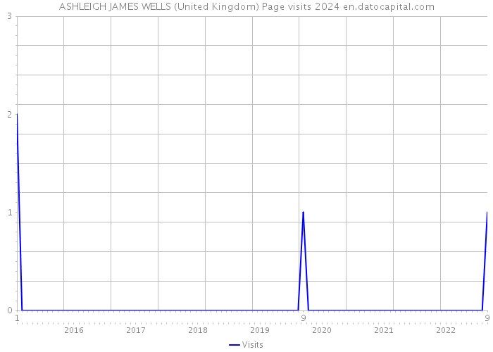 ASHLEIGH JAMES WELLS (United Kingdom) Page visits 2024 