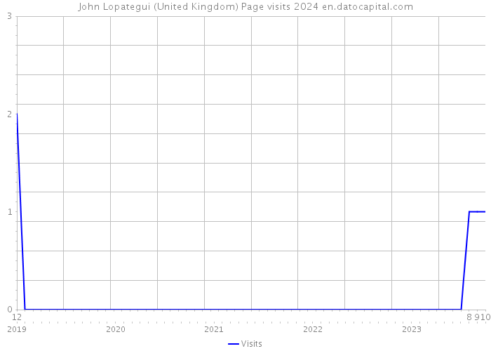 John Lopategui (United Kingdom) Page visits 2024 