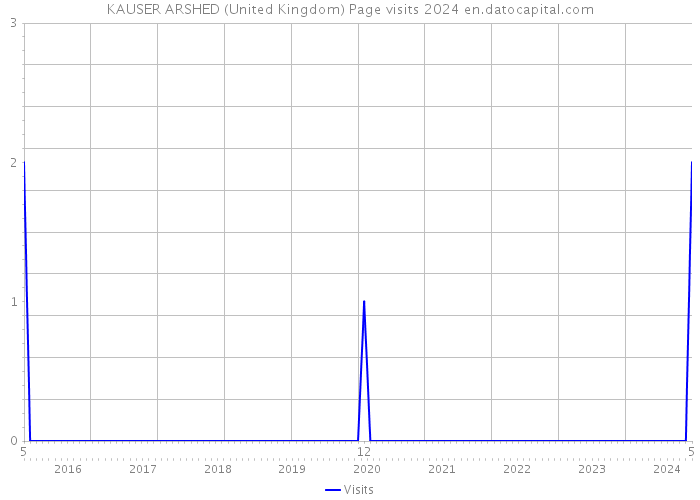 KAUSER ARSHED (United Kingdom) Page visits 2024 