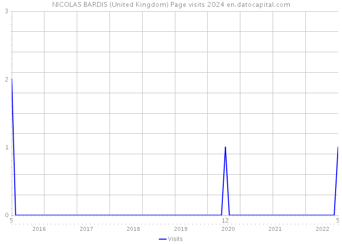NICOLAS BARDIS (United Kingdom) Page visits 2024 