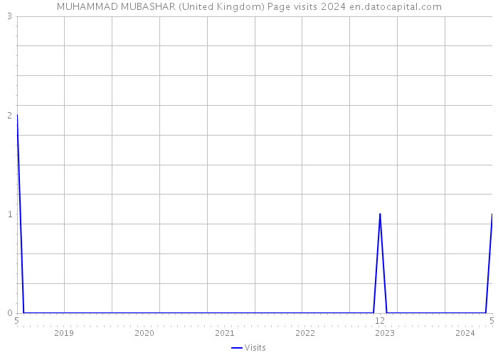 MUHAMMAD MUBASHAR (United Kingdom) Page visits 2024 