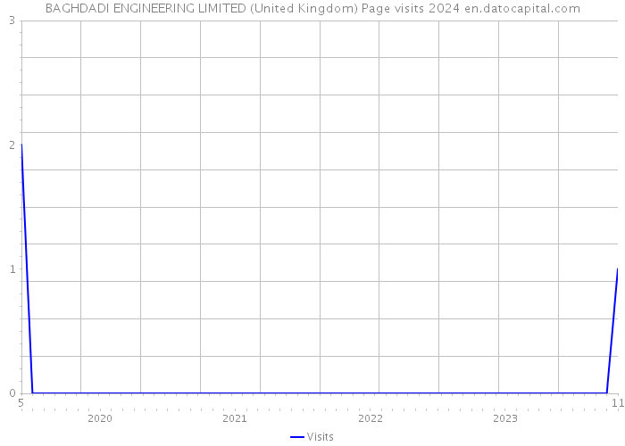 BAGHDADI ENGINEERING LIMITED (United Kingdom) Page visits 2024 