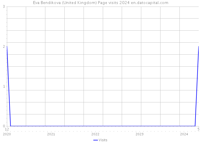 Eva Bendikova (United Kingdom) Page visits 2024 