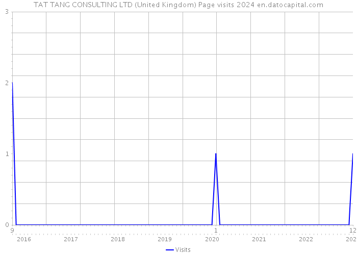 TAT TANG CONSULTING LTD (United Kingdom) Page visits 2024 