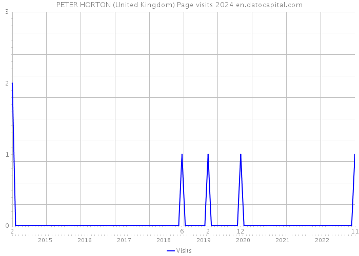 PETER HORTON (United Kingdom) Page visits 2024 