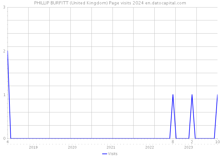PHILLIP BURFITT (United Kingdom) Page visits 2024 