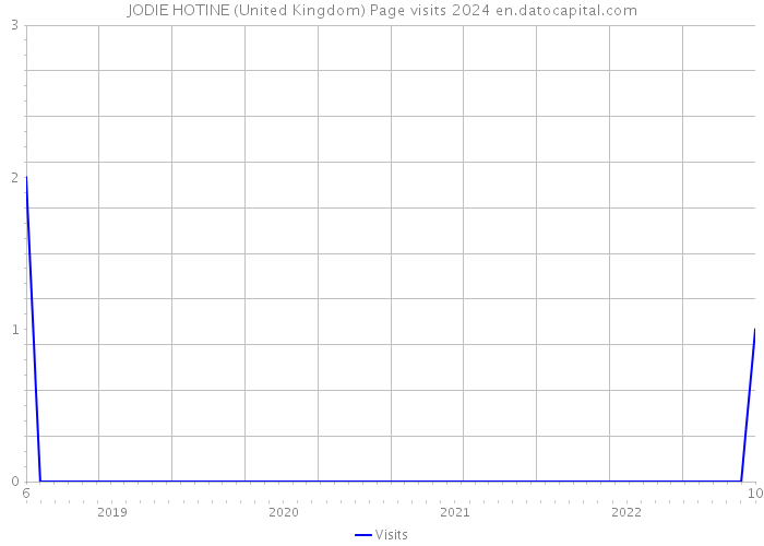 JODIE HOTINE (United Kingdom) Page visits 2024 
