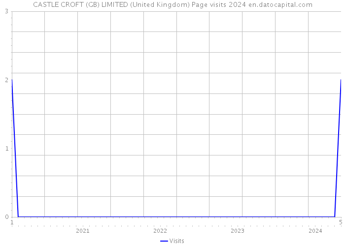 CASTLE CROFT (GB) LIMITED (United Kingdom) Page visits 2024 