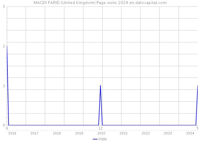 MAGDI FARID (United Kingdom) Page visits 2024 