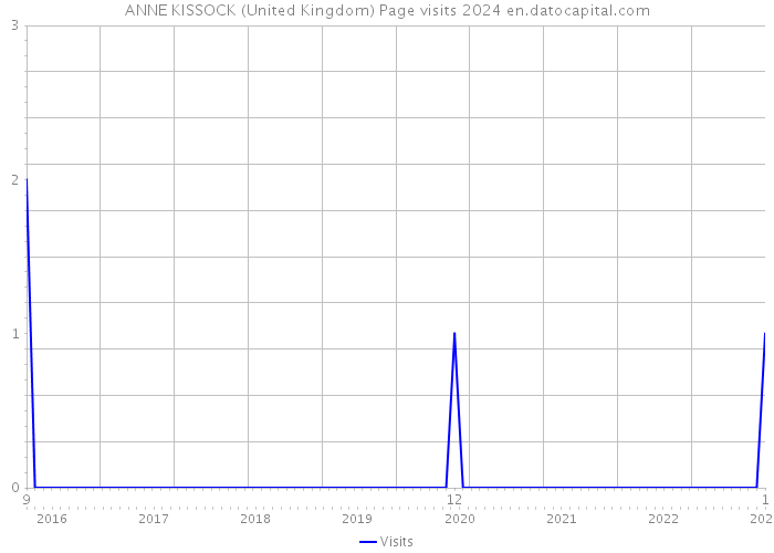 ANNE KISSOCK (United Kingdom) Page visits 2024 