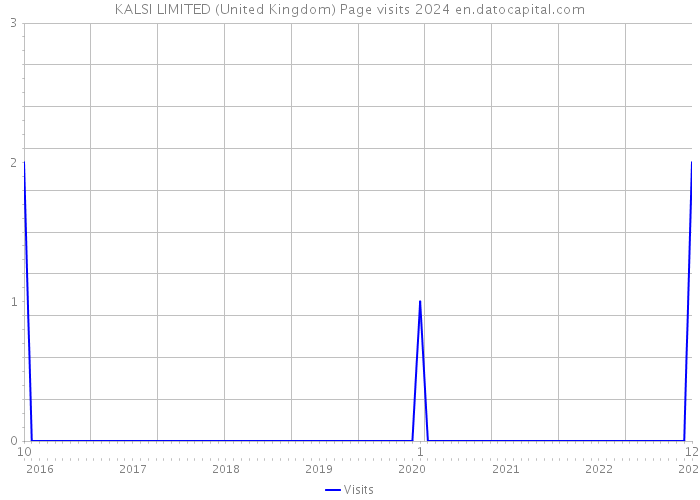 KALSI LIMITED (United Kingdom) Page visits 2024 