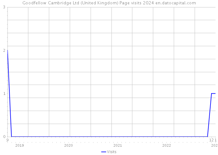 Goodfellow Cambridge Ltd (United Kingdom) Page visits 2024 