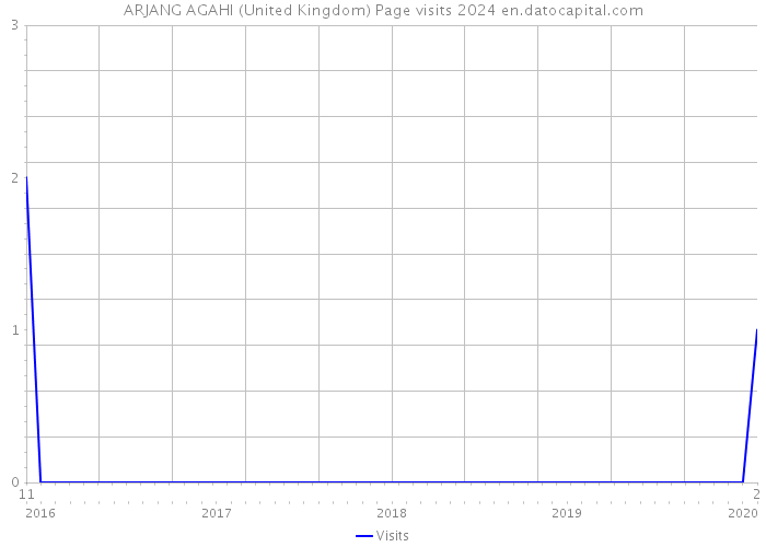 ARJANG AGAHI (United Kingdom) Page visits 2024 