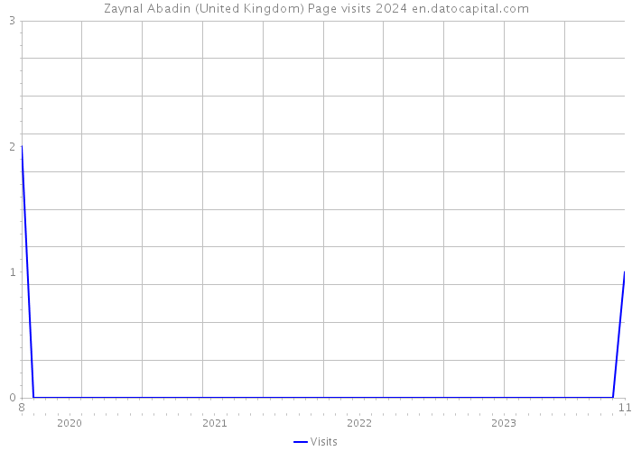 Zaynal Abadin (United Kingdom) Page visits 2024 