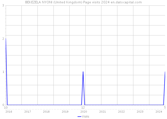 BEKEZELA NYONI (United Kingdom) Page visits 2024 