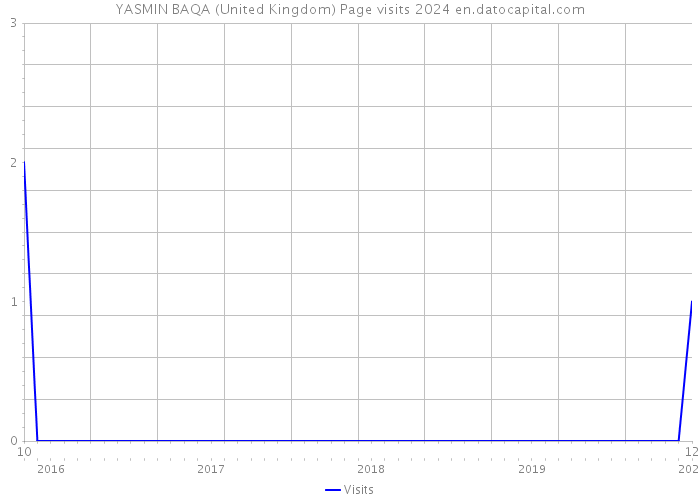 YASMIN BAQA (United Kingdom) Page visits 2024 