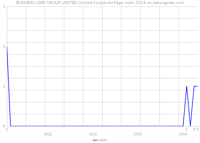 BUSINESS USER GROUP LIMITED (United Kingdom) Page visits 2024 