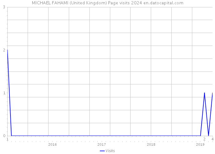 MICHAEL FAHAMI (United Kingdom) Page visits 2024 