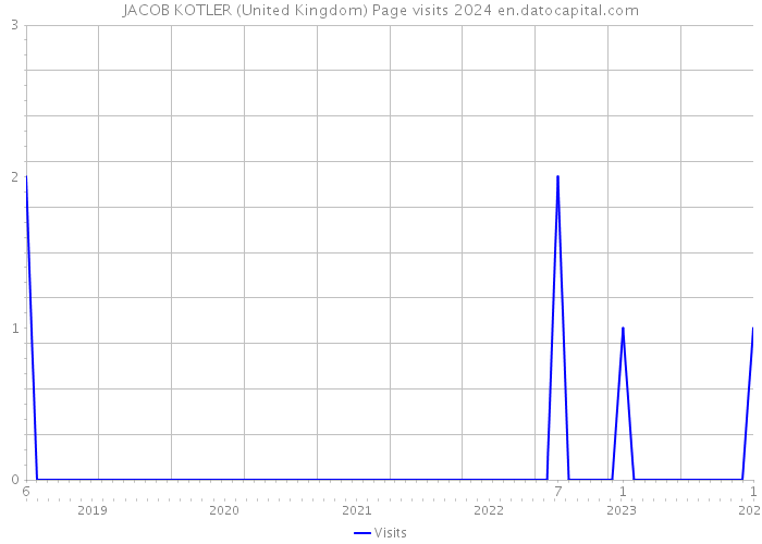 JACOB KOTLER (United Kingdom) Page visits 2024 